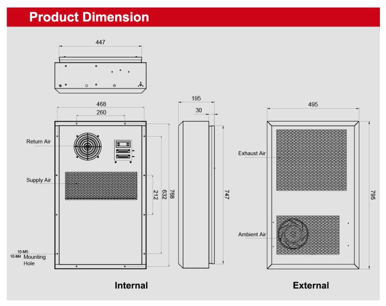 Outdoor Air-cooled Air Conditioner CTC010AD_01 (3)