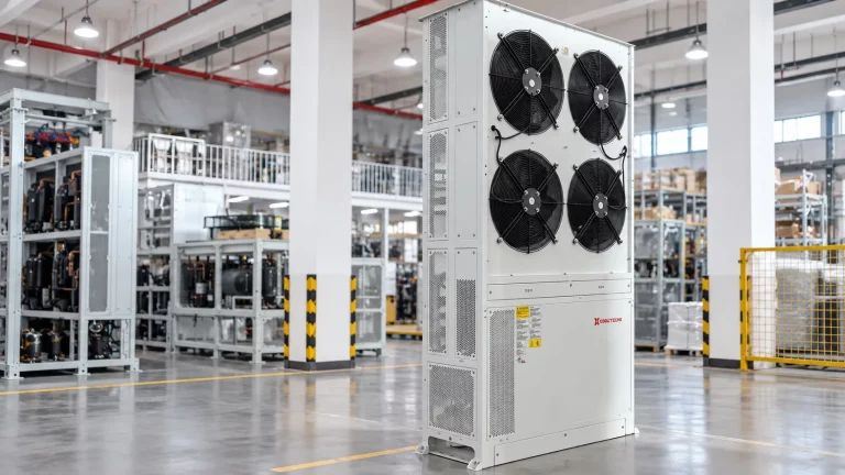 BESS cooling system unit in the Cooltechx factory